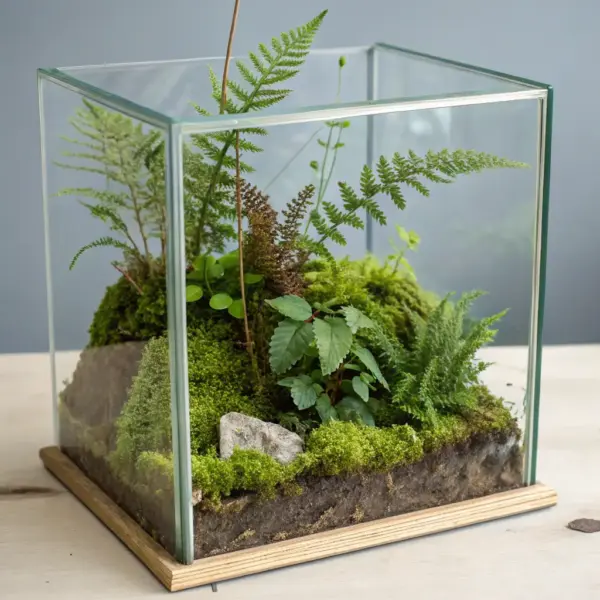 苔と岩のアレンジメント